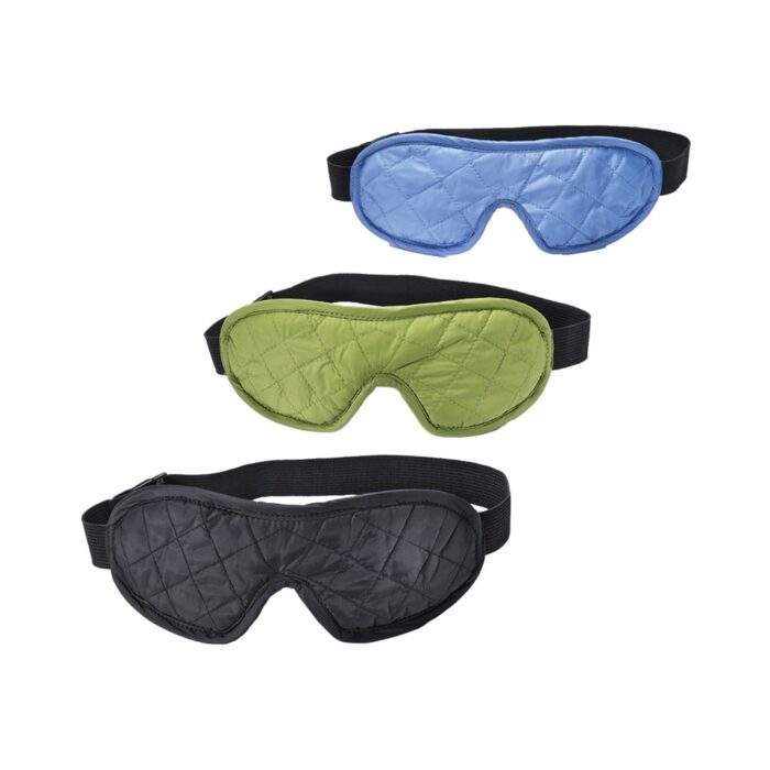 Schlafmaske Microfiber Eye Shades De Luxe - blau, grün, schwarz