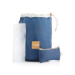 Reisetasche für Kosmetik Blau Weiss