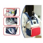 Wickelrucksack Blau Rot Weiss