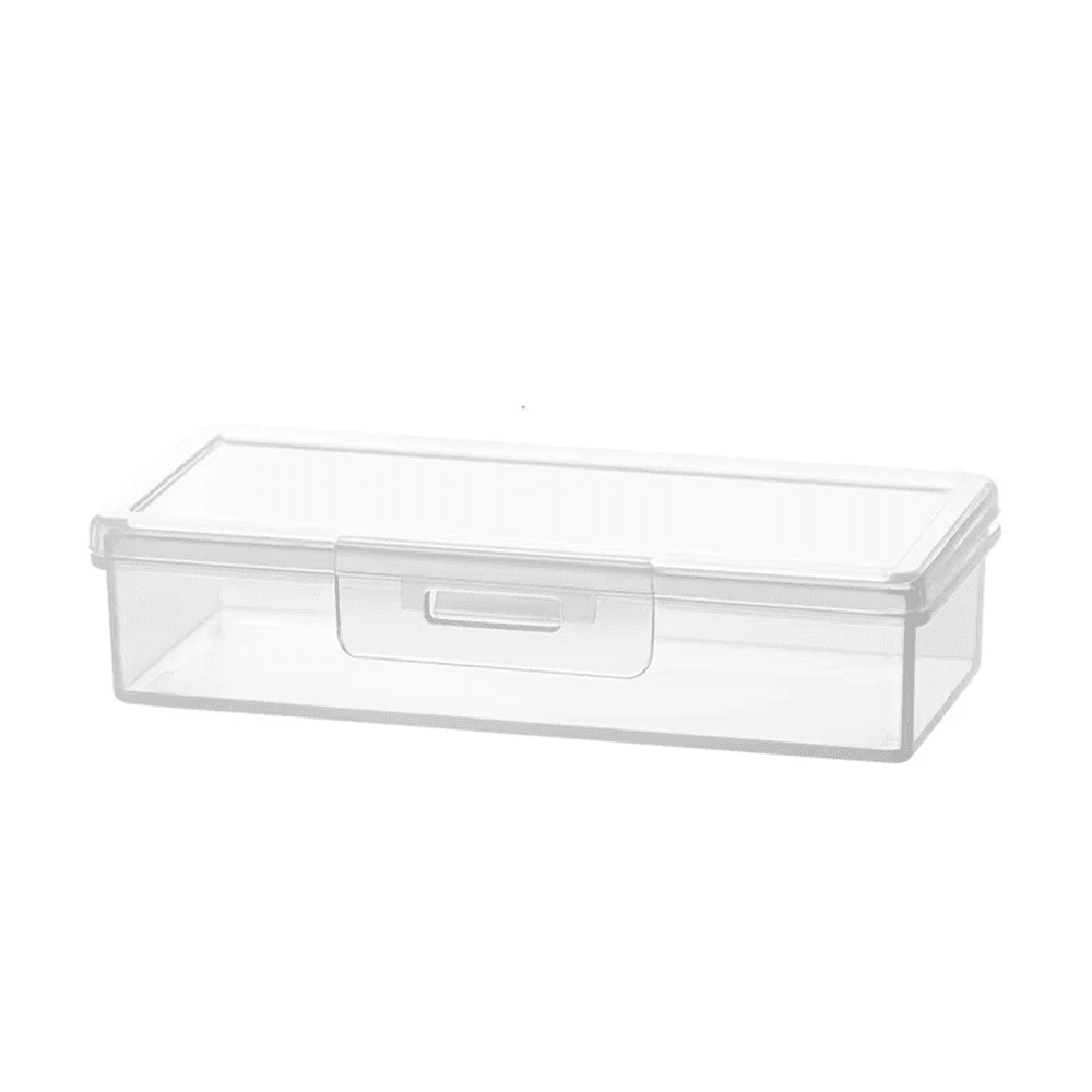 Wattestäbchen Box Transparent