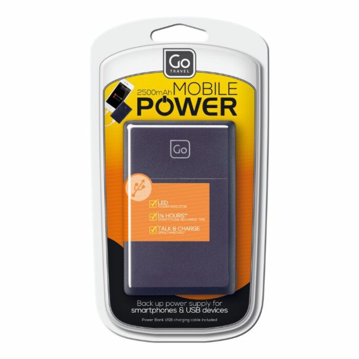 Go Travel Powerbank 2500mAh