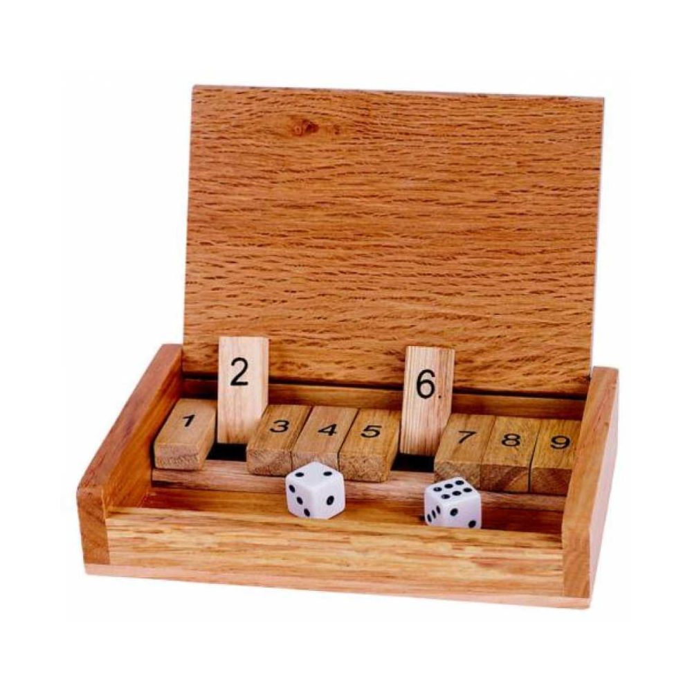 Reise-Würfelspiel Shut the box