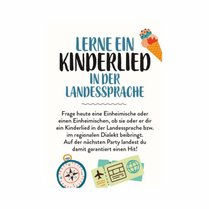 Lerne ein Kinderlied in der Landessprache Challenge