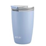 FLSK CUP Thermobecher Kaffebecher Edelstahl Blau