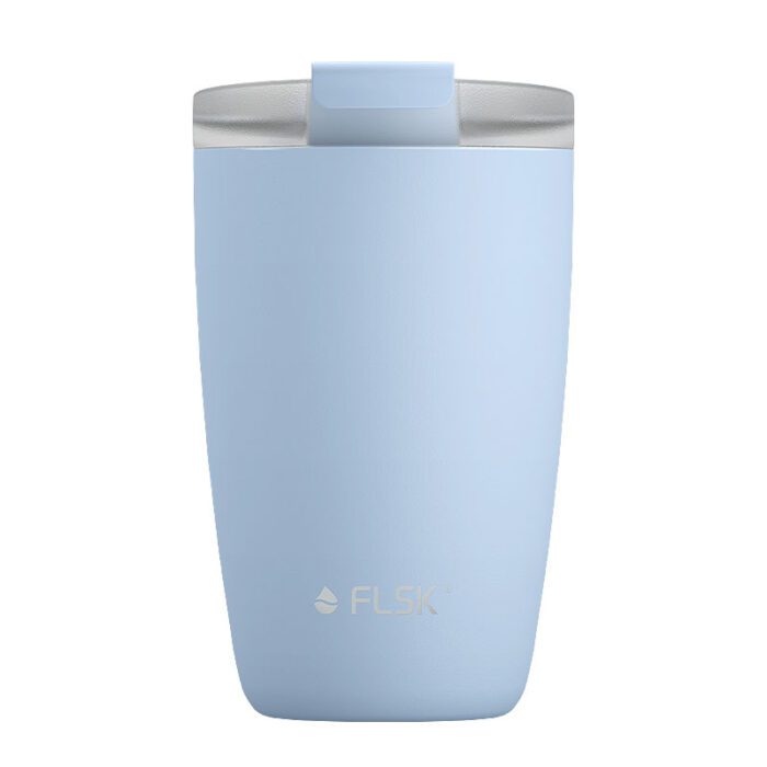 FLSK CUP Thermobecher Kaffebecher Edelstahl Blau