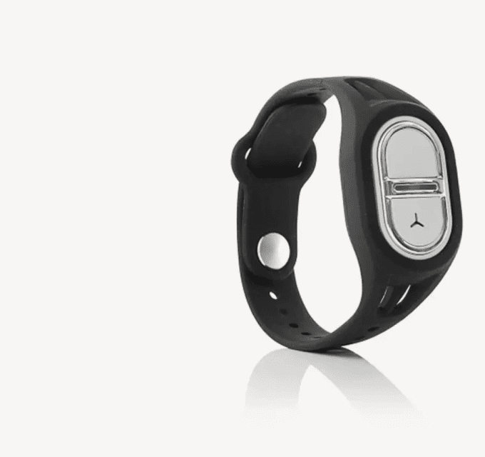 Anti-Mücken Armband mit Ultraschall, Schwarz