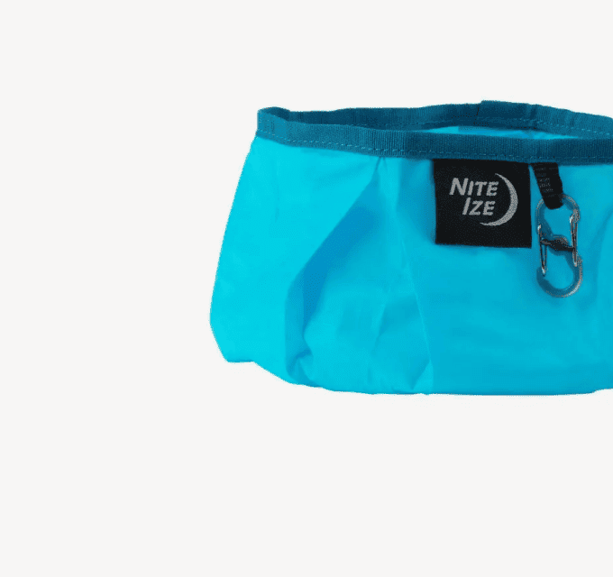 Nite Ize, Hundenapf mit Karabiner, Blau