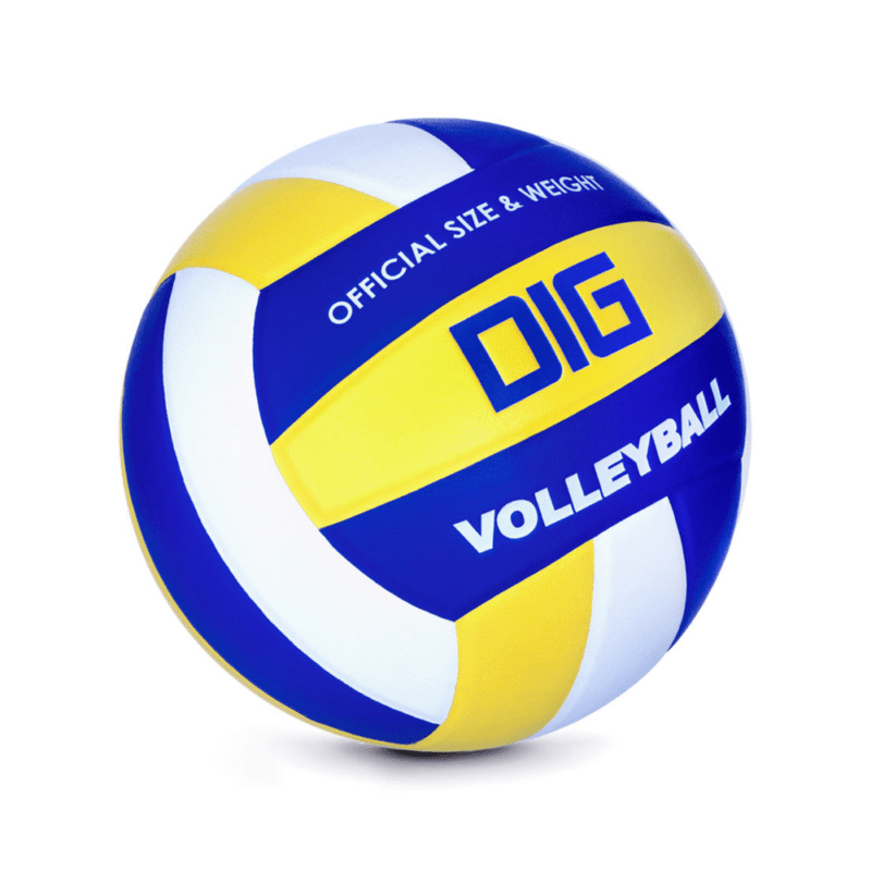 Volleyball Blau, Gelb, Weiss