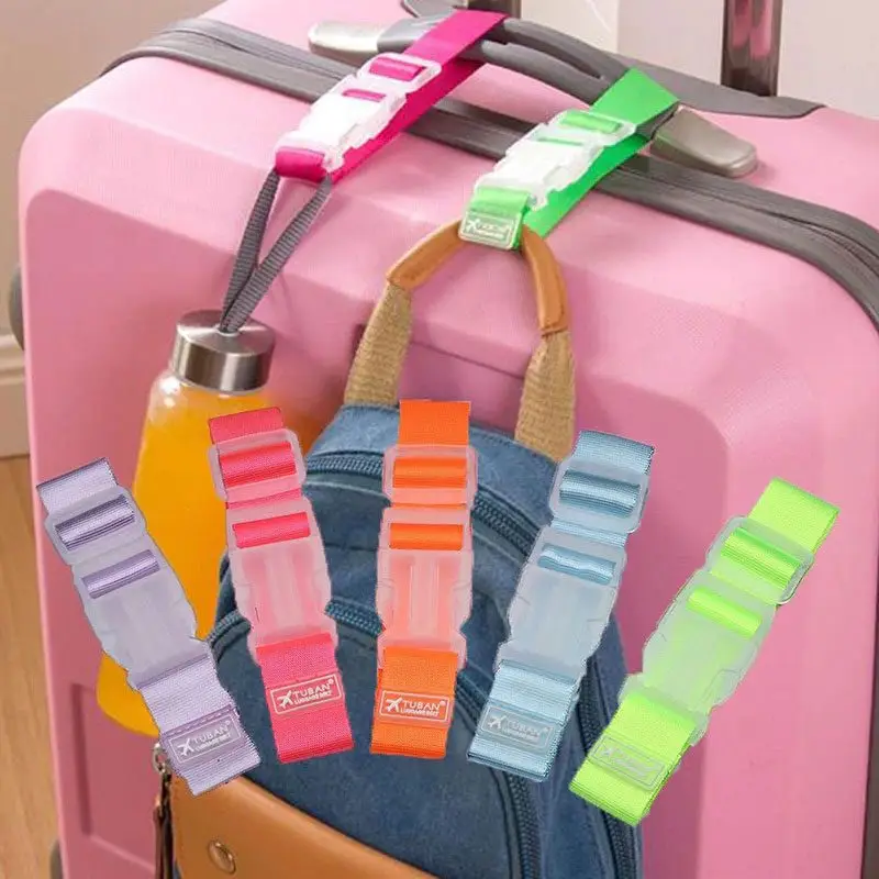 Gepäck Anhängegurt Grün, Blau, Orange, Rosa, Pink, Violett