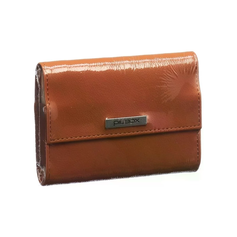 Medikamentenspender Pilbox Liberty cognac
