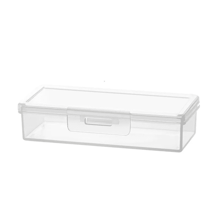 Wattestäbchen Box Transparent