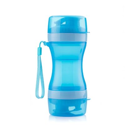 Wasser und Futterbehälter Blau