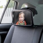 Baby-Rücksitzspiegel Schwarz