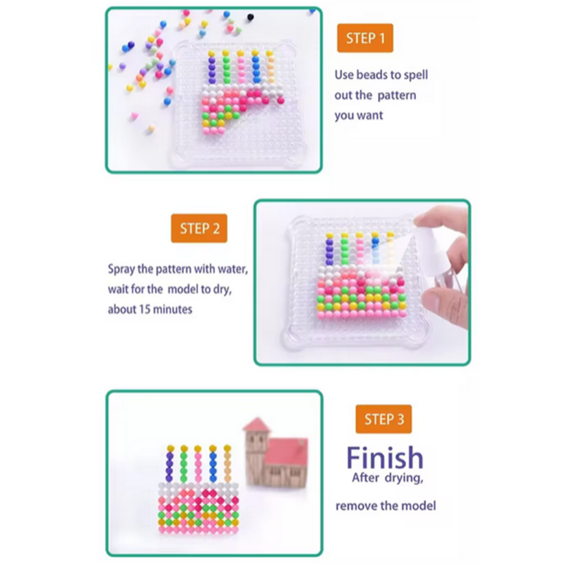 Magische Wasserperlen, Water Beads, Bastelset, Kreativer Spass