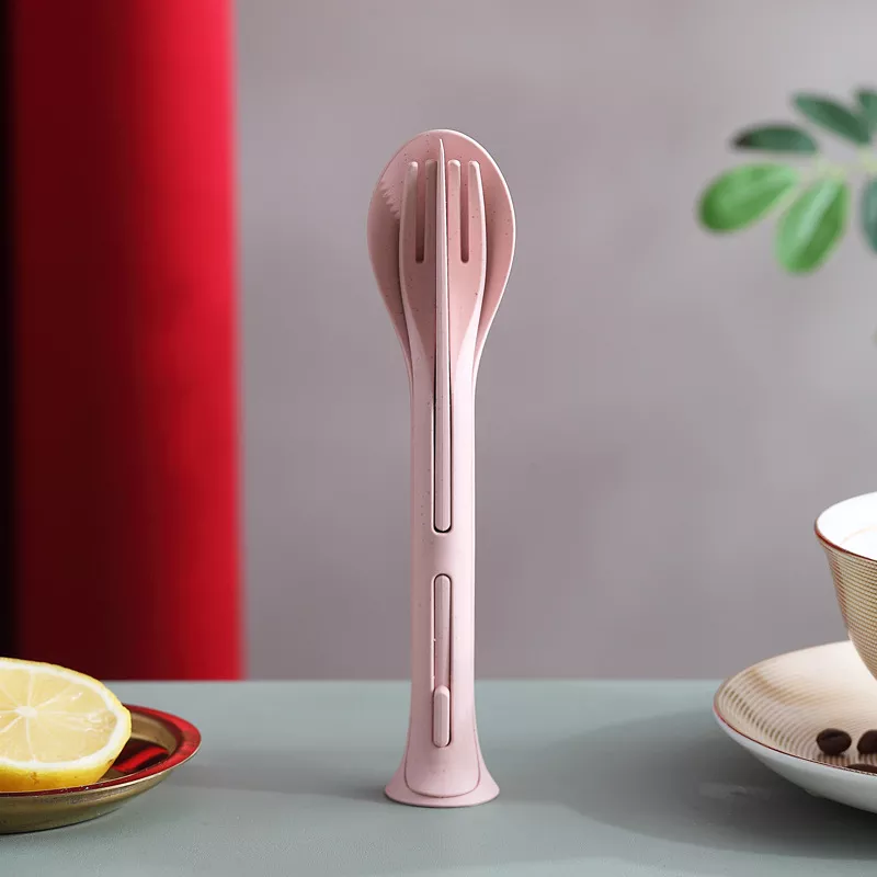 Besteckset | Löffel, Messer, Gabel - Rosa