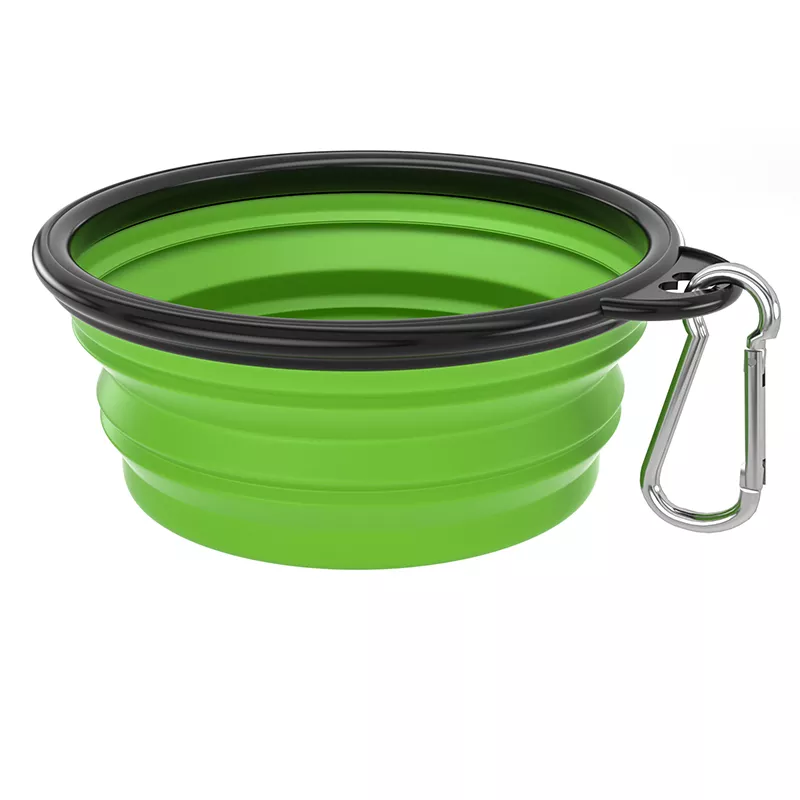 Reisenapf faltbar für Hunde und Katzen - Grün , 0.35l