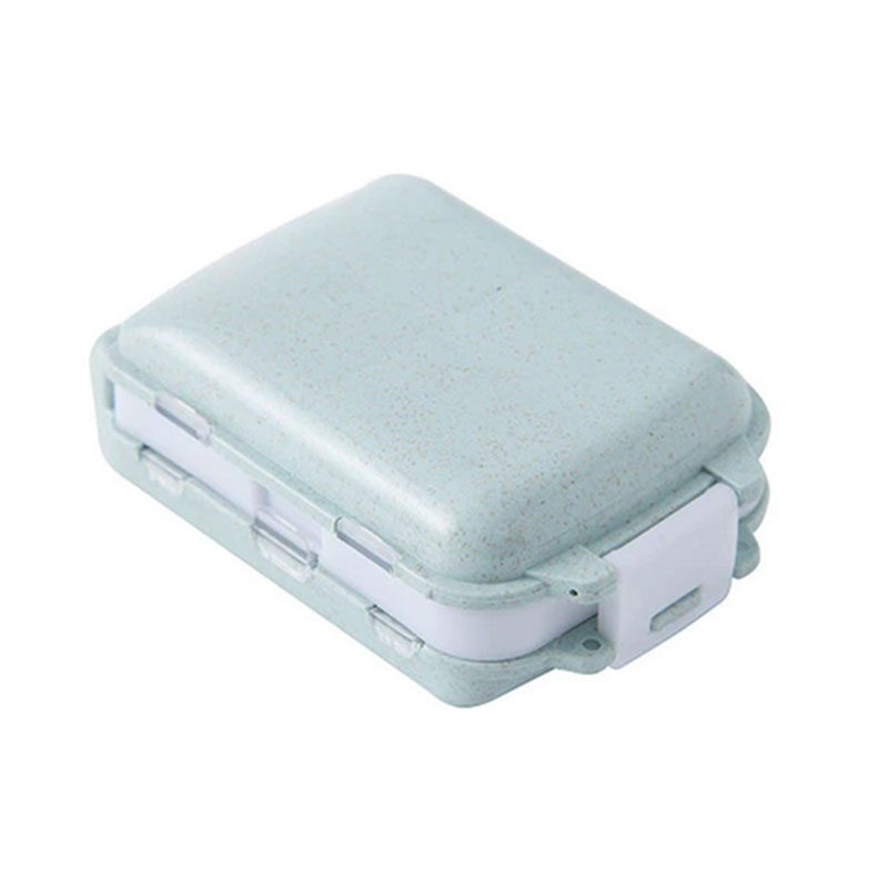 Pillenbox | Medikamentenbox zum Reisen - Himmelblau