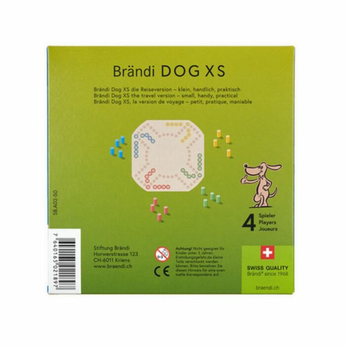 Brändi Dog XS Verpackung Rückseite