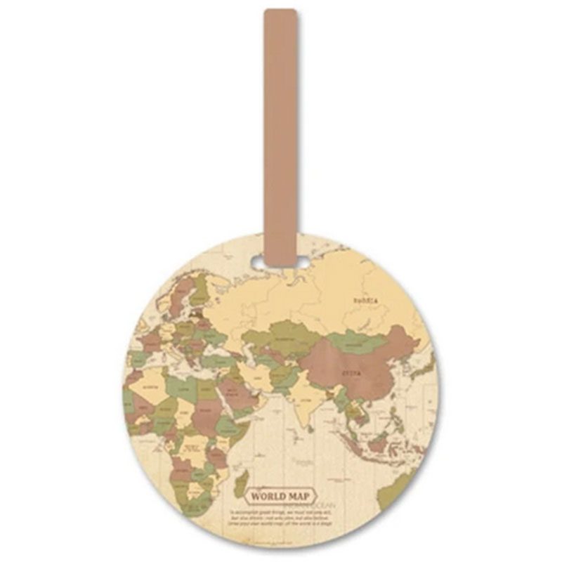 Kofferanhänger Around the World - Beige