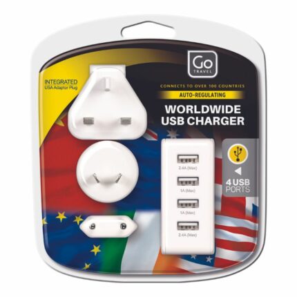Go Travel USB-Ladegerät Weltweit