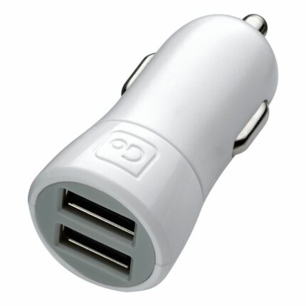 Go Travel USB Autoladegerät weiss, USB-Ladegerät