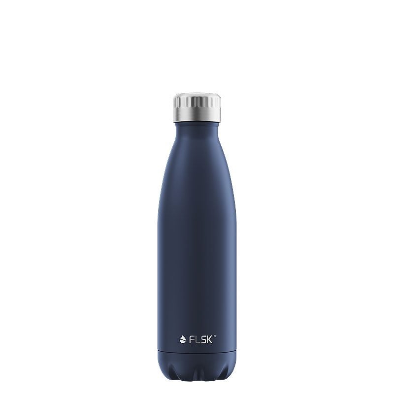 FLSK Thermosflasche Blau, Edelstahl Trinkflasche