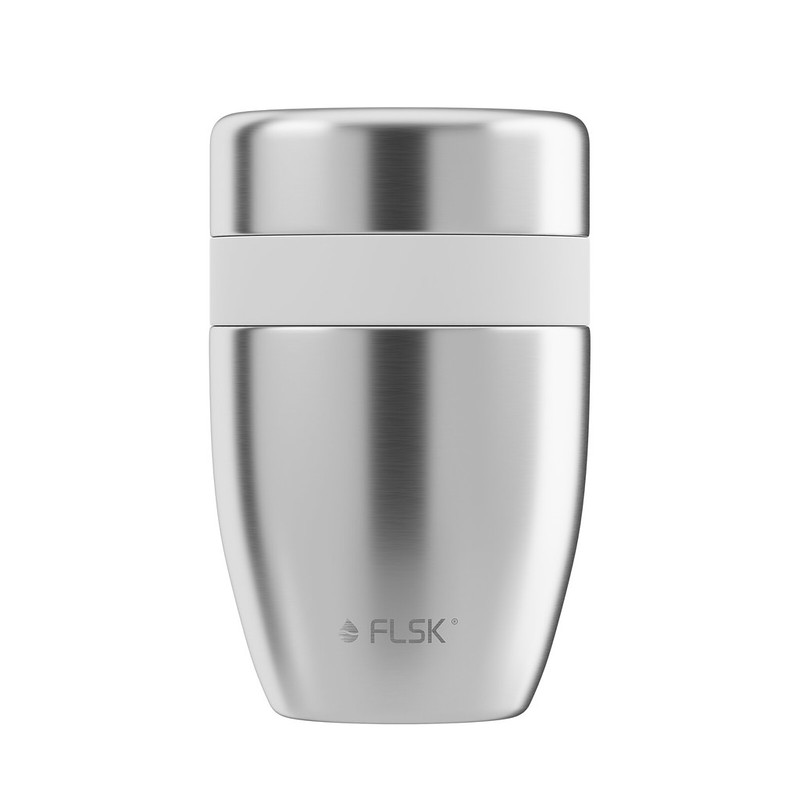 muki Edelstahl Snackpot - Silber