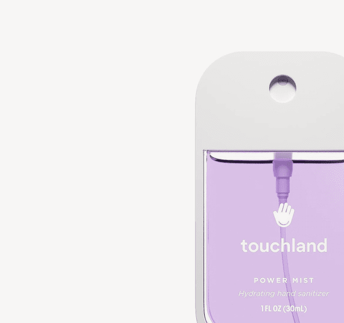 Touchland Hand Sanitizer, Hand Desinfektionsspray, Lavendel, Violett