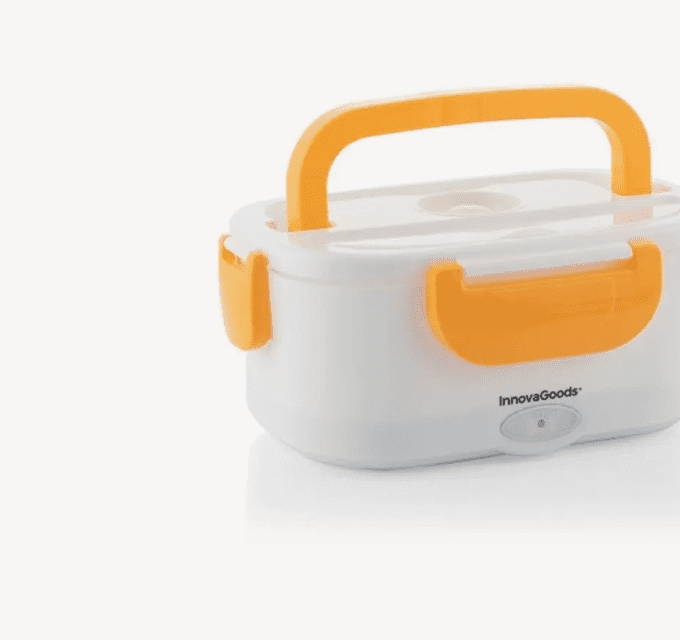 Elektrische Lunchbox für Auto, Orange, Weiss