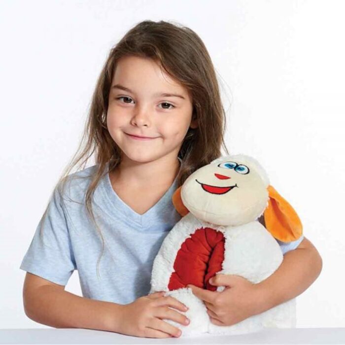 Mädchen mit Kinder Reisekissen - Snowy the Sheep