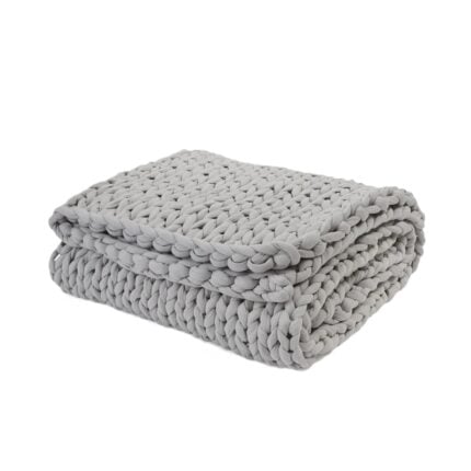 Bearaby Bio Baumwolle Gewichtsdecke - Mondstein-Grau