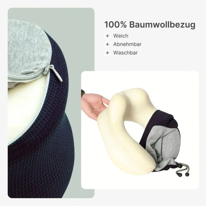 Hermex Flugzeug Nackenhörnchen Memory Foam