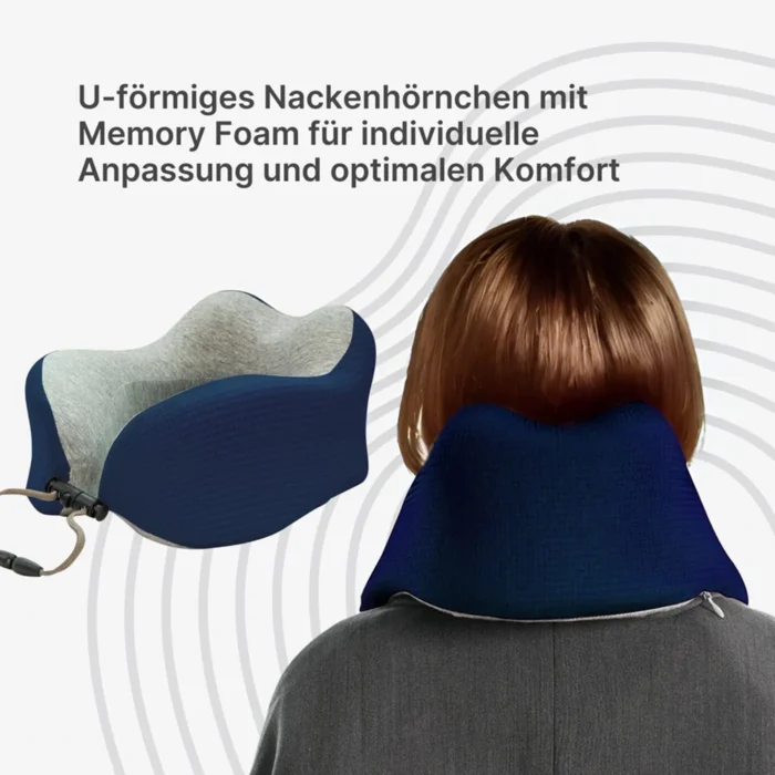 Hermex Flugzeug Nackenhörnchen Memory Foam