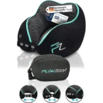 COMFY Pillow - Bequemes Flugzeug Nackenkissen - Schwarz