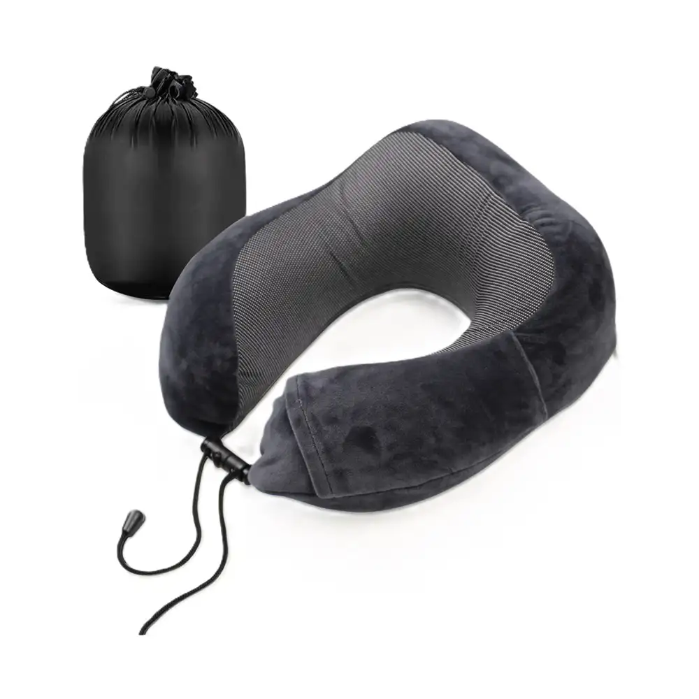 Reise Nackenkissen Memory Foam - Anthrazit