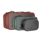 Hydraulic Packing Cube 3er Set – Packwürfel Staubdicht und wasserabweisend Rot, Grün, Schwarz
