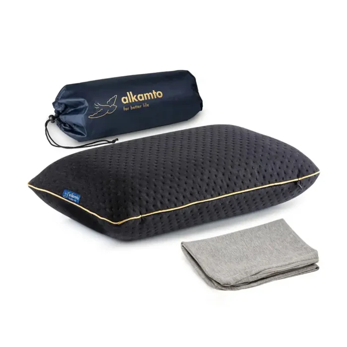 Bequemes Memory Foam Reisekissen Schwarz