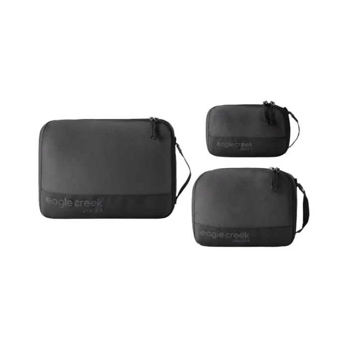 Pack-It Reveal Cube Set XS/S/M, Schwarz