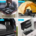 Gonex Koffer Organizer Set 9-teilig Schwarz