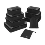 Gonex Koffer Organizer Set 9-teilig Schwarz