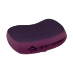 Aeros Premium - aufblasbares Camping Kissen, Magenta