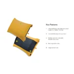 Fillo™ Backpacking & Camping Pillow - Aufblasbares Reisekopfkissen Mango