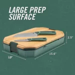 ComplEAT - Camping Messer Set mit Schneidebrett und Transportbox 6-teilig