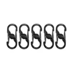Mini Karabiner Schlüsselanhänger S-Biner MicroLock 5 Stück
