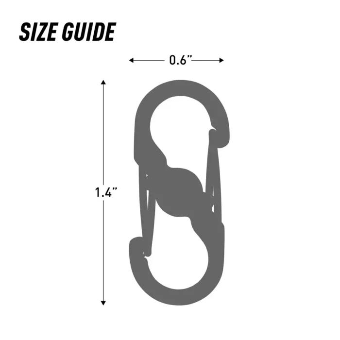 Mini Karabiner Schlüsselanhänger S-Biner MicroLock