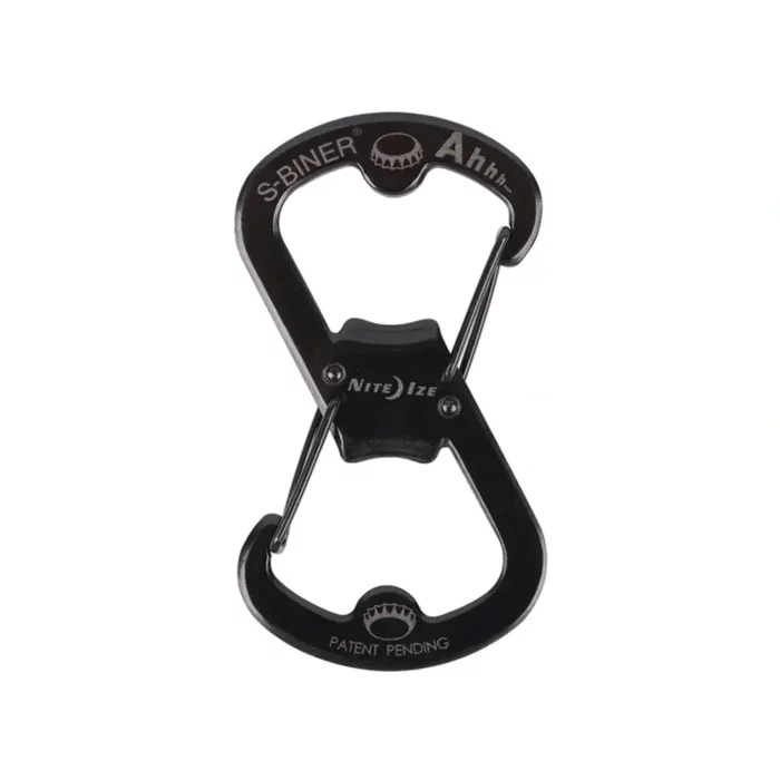 Ahhh...™ - Flaschenöffner Schlüsselanhänger – Karabiner aus Edelstahl
