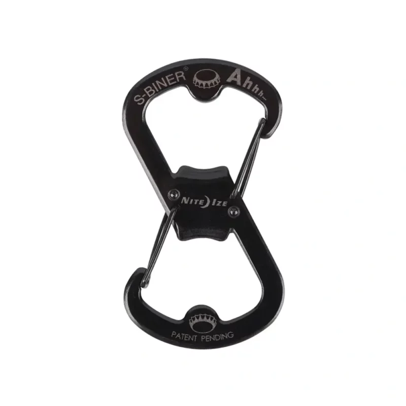 Ahhh...™ - Flaschenöffner Schlüsselanhänger – Karabiner aus Edelstahl