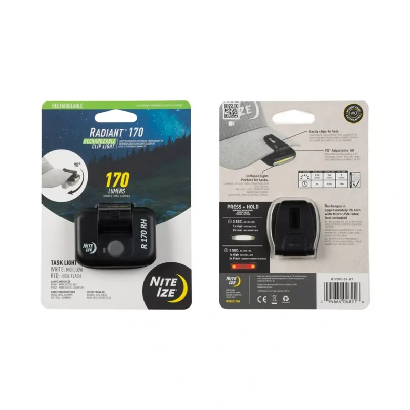 Radiant®170 Wiederaufladbare LED Clip Lampe - Arbeitslampe