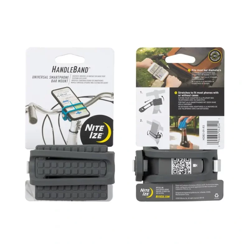 HandleBand® Fahrrad Handyhalterung Universal Schwarz
