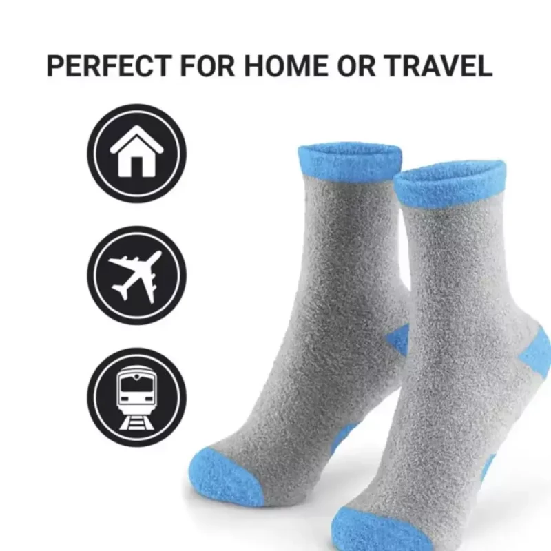 Reisesocken Everyday Fluffy Sockzzz, Blau